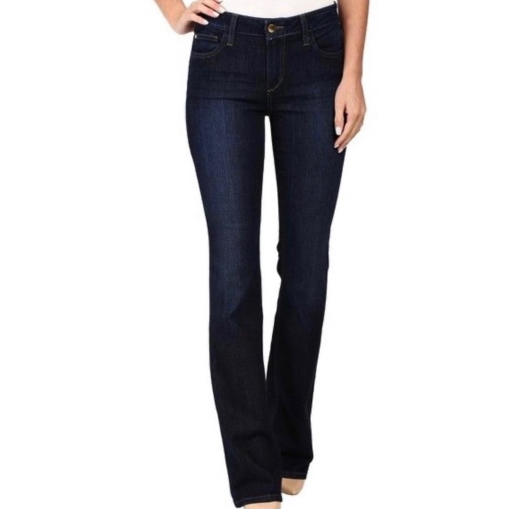 JOE’S JEANS DARK WASH HIGH-WAISTED FLARE JEANS